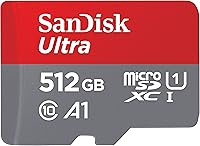 Vista 1 de Tarjeta de memoria SanDisk Ultra microSDXC UHS-I de 512 GB con adaptador - 120 MB/s, C10, U1, Full HD, A1, tarjeta Micro SD - SDSQUA4-512G-GN6MA