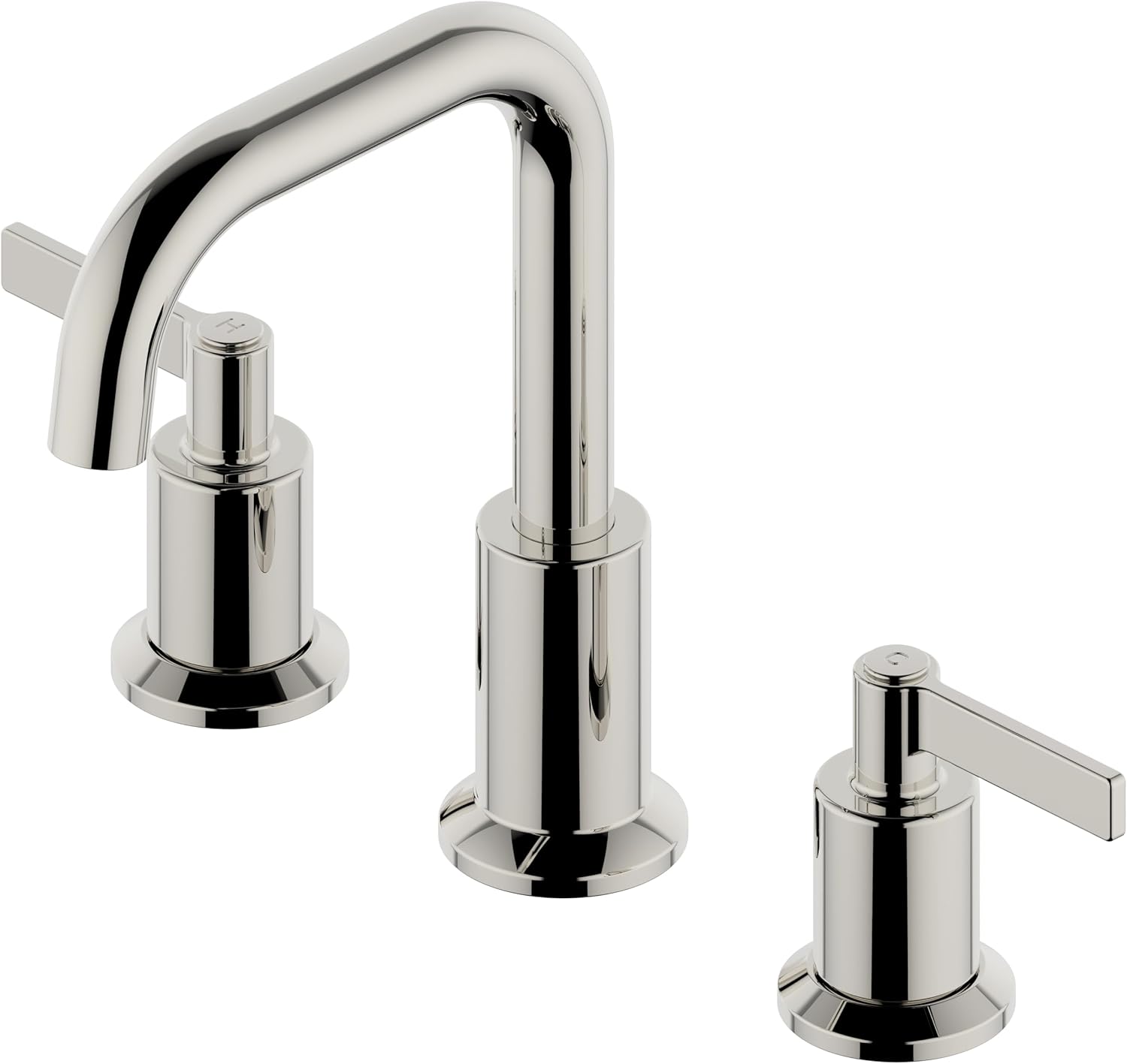 Two Handle Widespread Bathroom Sink Faucet with Pop up Drain,8 Inch Brushed Gold Lavatory Faucet 3 Hole,LF-3288-CS