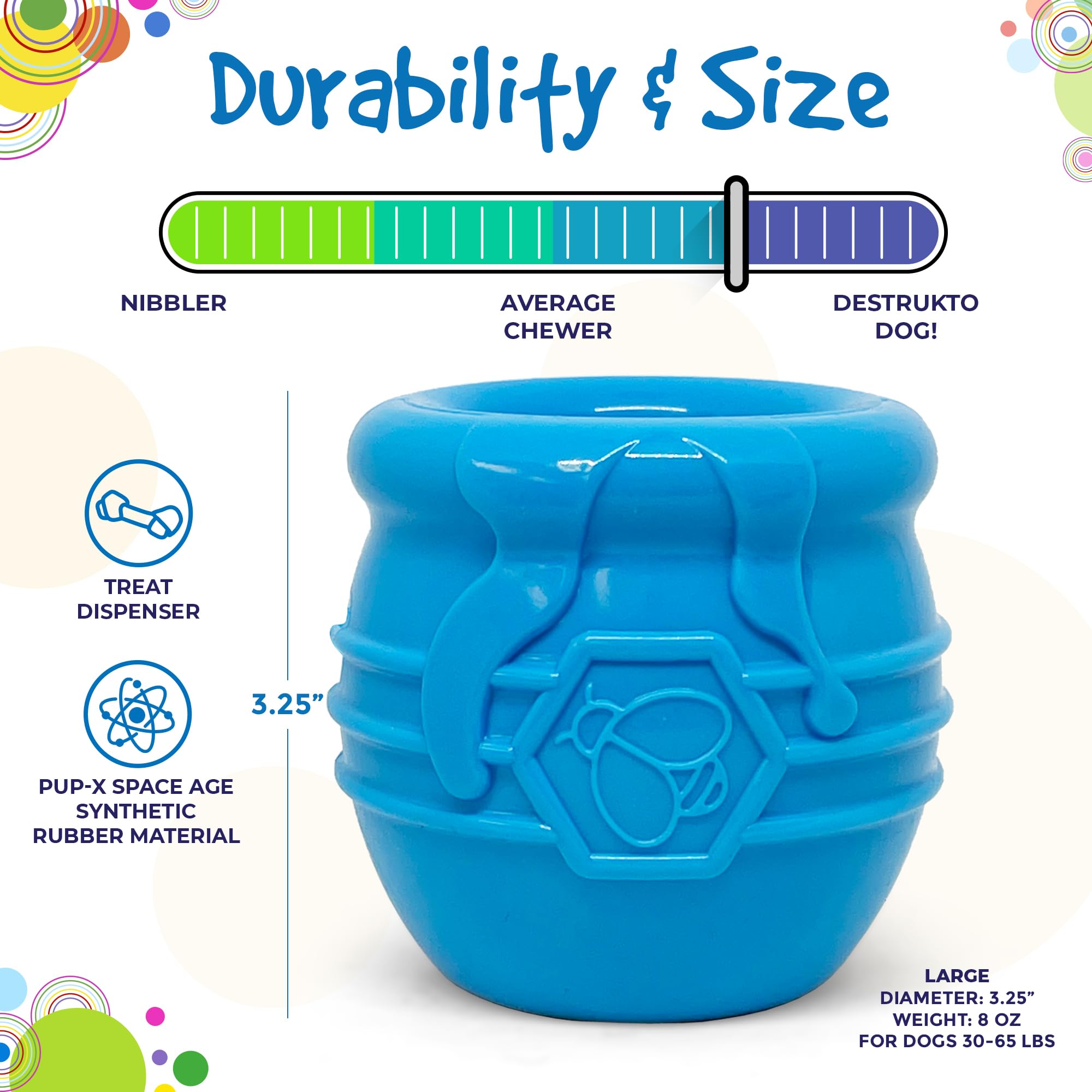 Amazon.com: SodaPup Honey Pot – Durable Dog Treat Dispenser