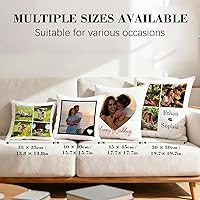 Vista 3 de Almohada personalizada, almohadas personalizadas con imagen, almohadas personalizadas con fotos de mascotas, almohada para niños con nombres, regalo