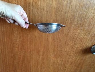 Amazon.com: Collfa Punch Hole Sieve Fine Mesh Stainless Steel Small ...