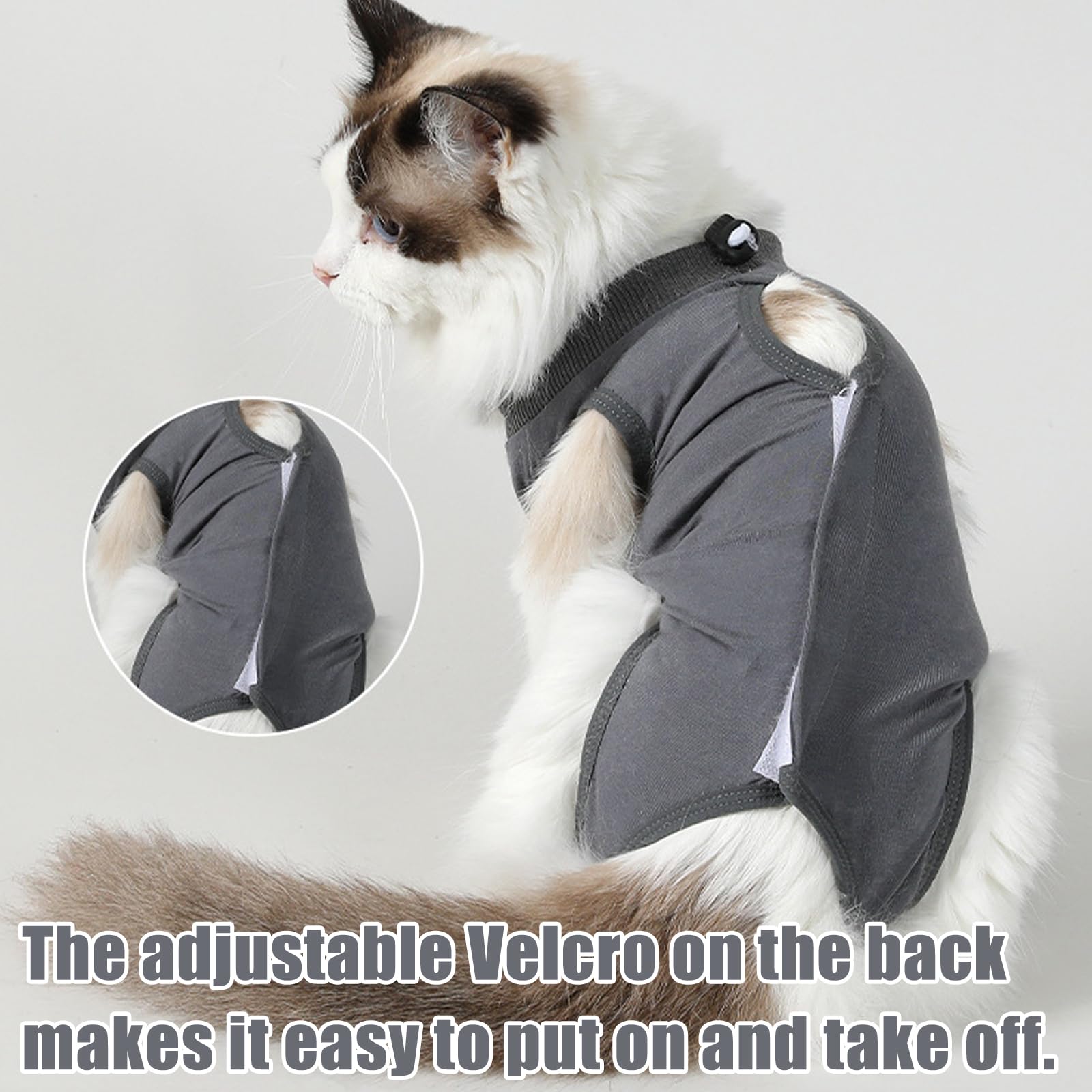 GIEEU Cat Recovery Suit Post Surgery 2 PCS - Image 2