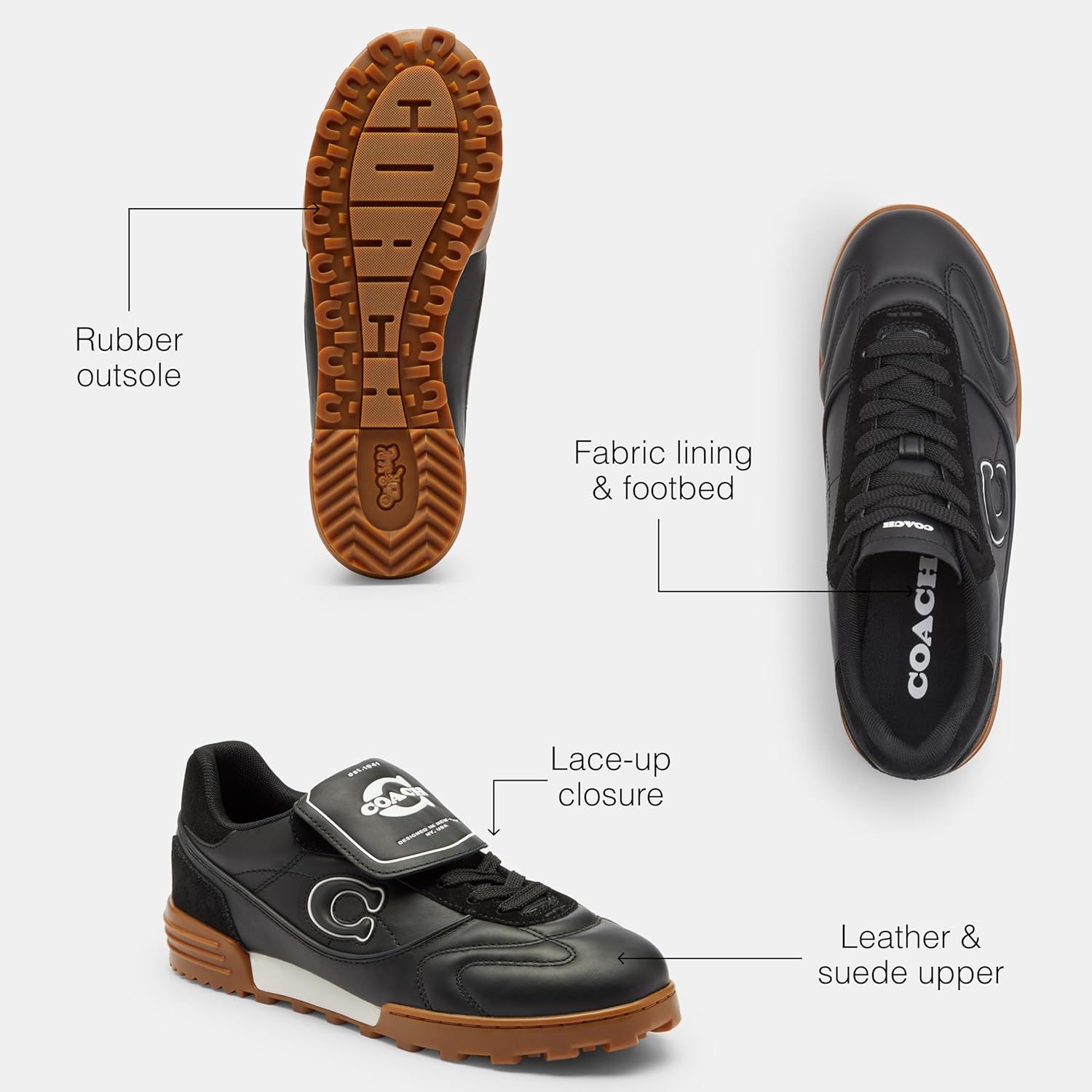 Coach Womens Match Sneaker - Image 3