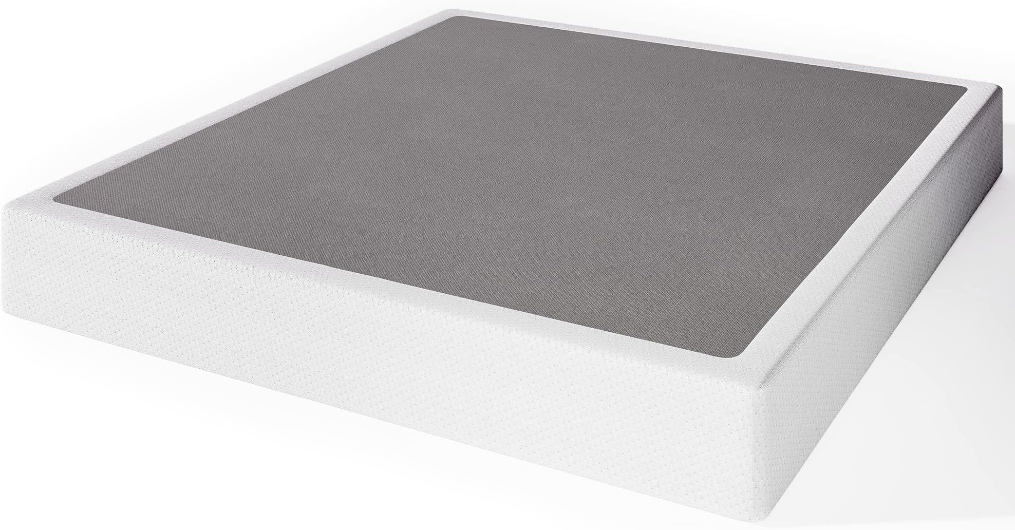 RLDVAY King-Box-Spring, 9 inch Metal King Size Box Spring Only, Heavy Duty Box Spring King with Fabric Cover, Easy Assembly, Non Slip, Noise Free