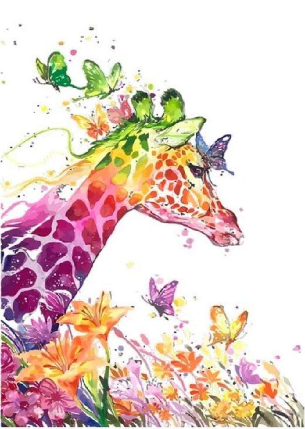 Peinture par numéros girafe un cadeau créatif et personnalisé