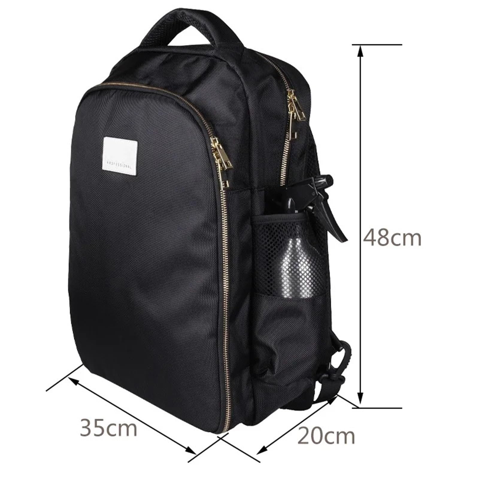 Tragbarer Friseur-Rucksack, Multifunktionaler Reise-Rucksack, Aufbewahrungstasche For Friseur-Styling- Und Make-up-Werkzeuge(White 1pcs)