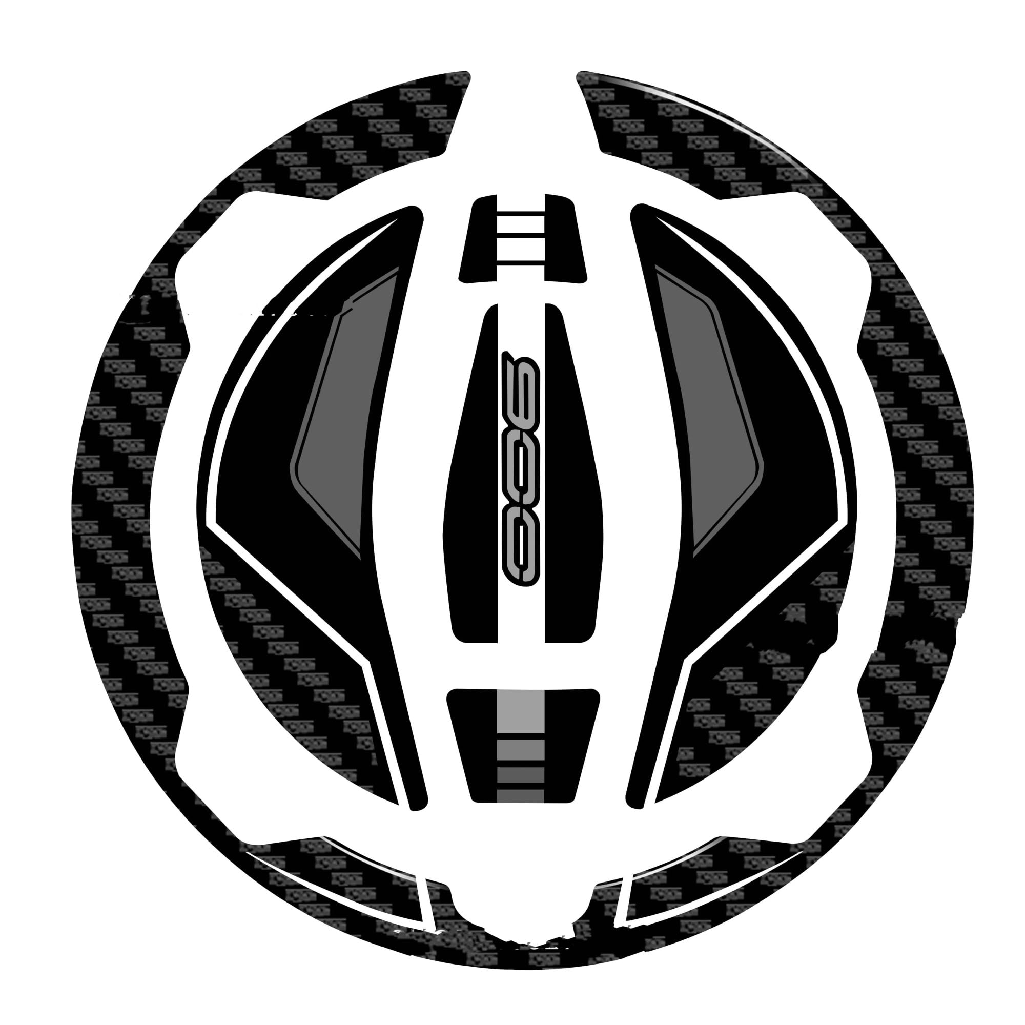 Dtsgcx Color1 Motorcycle Accessories Fuel Tank Cap Protection Decal Waterproof Sticker For Kawasaki For Z900 2022-2025(Color1)