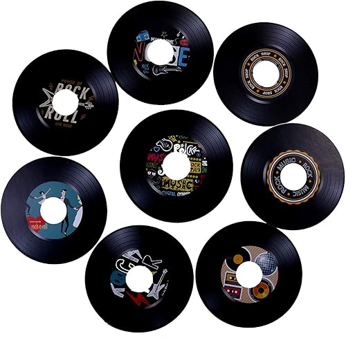 40 CD de 7 pulgadas para decoración de habitación, discos de vinilo de música Rock and Roll de los años 50, decoración de fiestas, registros, tablón