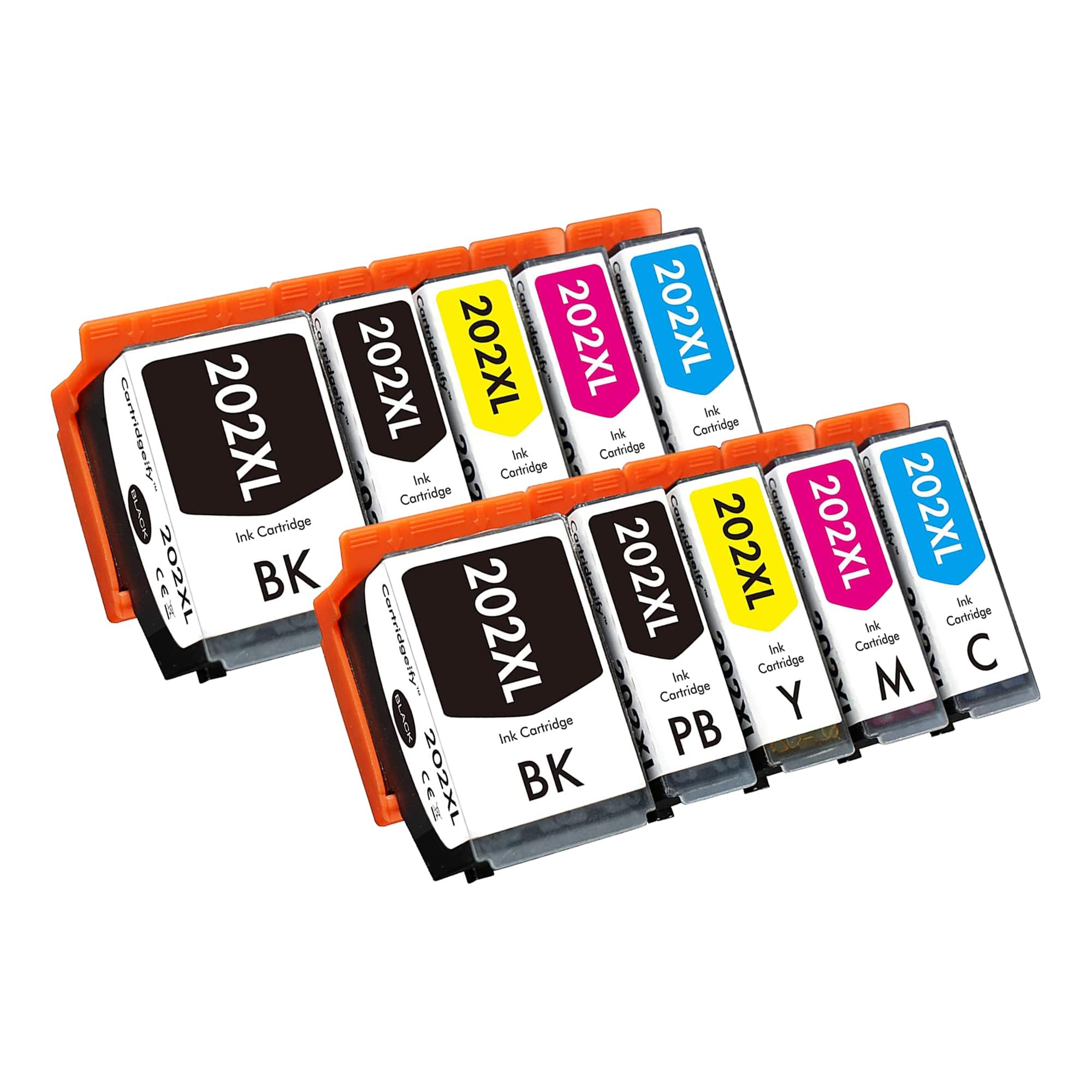 Cartridgeify 202XL Druckerpatronen Kompatibel mit Epson 202 XL Patronen Multipack, für Expression Premium XP-6000 XP-6005 XP-6100 XP-6105 XP6000 XP6005 XP6100 XP6105 (10er-Pack)