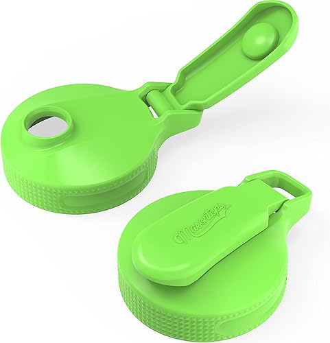 Miniatura 7 de Masontops Tapa abatible para tarro Mason de boca ancha, tapas de boca ancha, tapas de tarro Mason de boca ancha, tapa fácil de verter y tapa