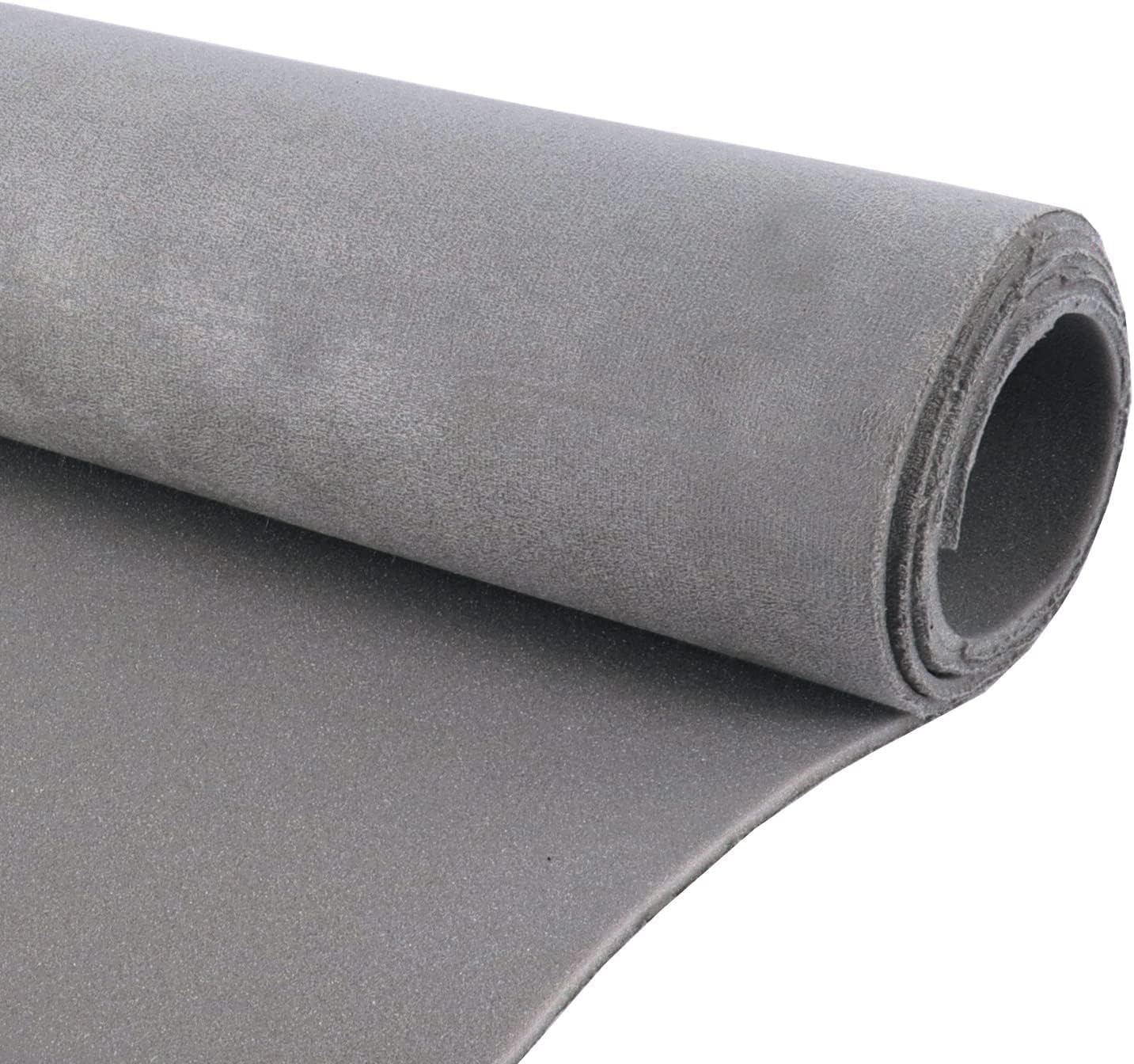 Suede Headliner Fabric with Foam Backing Material for Home Repair Headliner Replacement 60" Width Sold by The Yard (54"×60“, Gray)