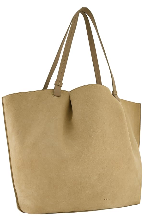 Vince Womens Ava Suede Tote Bag, Stylish & Versatile Accessory for Everyday & Travel by Vince - Image 2