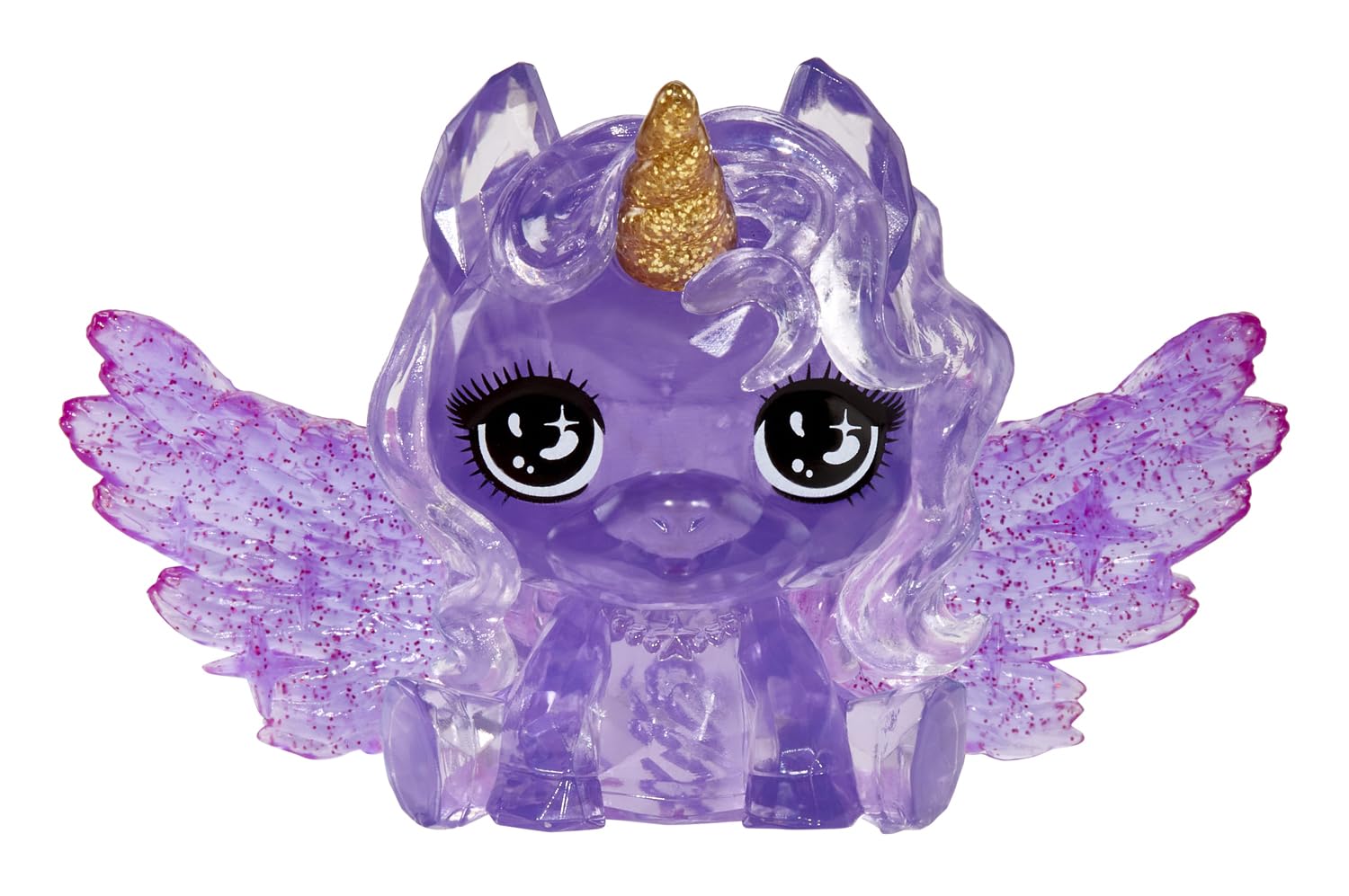 Rainbow High Littles Rainbow Fantasy Fairies & Pet - Amethyst, Viola - Bambola Piccola 14 cm Snodata e Animaletto Magico Unicorno Pegaso Fantasy con Ali da Fata intercambiabili. Età 4+
