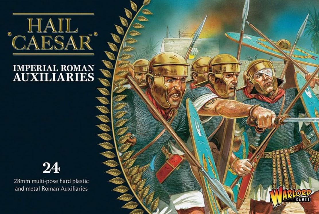 Imperial Romans Auxiliaries - 28mm Scale Plastic Miniatures for Hail Caesar Highly Detailed Ancient Era Miniatures for Table-top Wargaming
