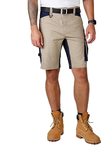 Ellobird Work Shorts for Men Construction Workwear Utility Cordura Cargo