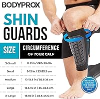 Vista 2 de Mangas de espinilleras de fútbol para hombres, mujeres y jóvenes