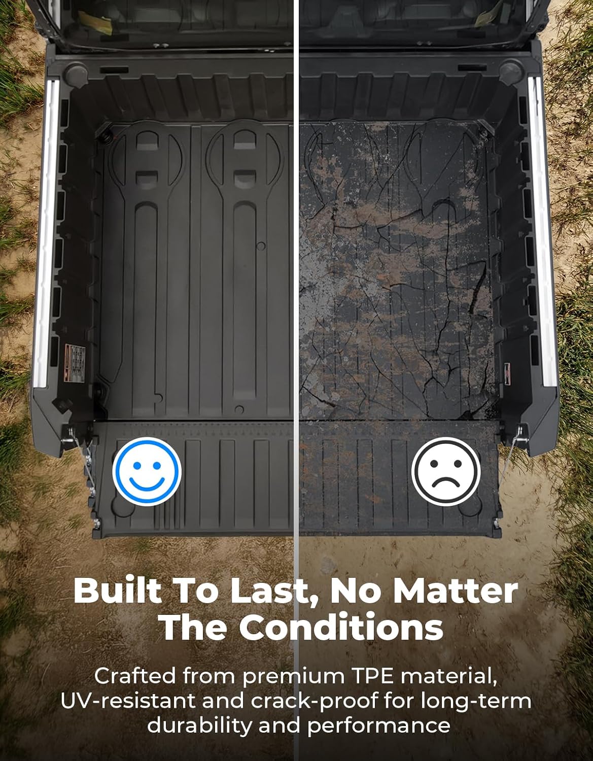 KEMIMOTO Cargo Liner Bed Mat Compatible with Polaris Ranger XD 1500 2024-2026, All Weather Protection Slush Liner, Easy Clean Rear Bed Mat Accessories Replace #2889106 NO Gaps NO Shitf - Image 3