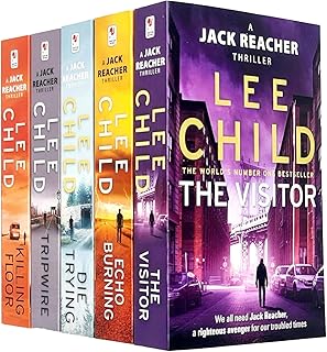 Lee Child Jack Reacher Series 1-5 Collection 5 Books Bundle