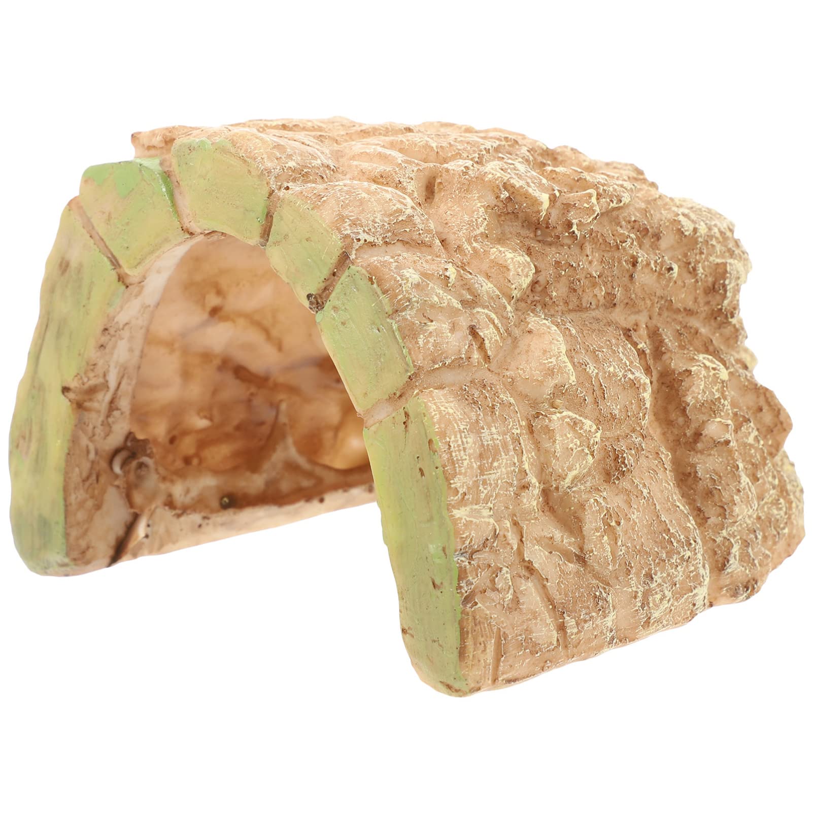Happyyami 5piezas Escondite Natural para Reptiles De Decoración De Terrario Rampas para Tortugas Accesorio Multi-Funcional para Acuarios y Hábitats De Reptiles