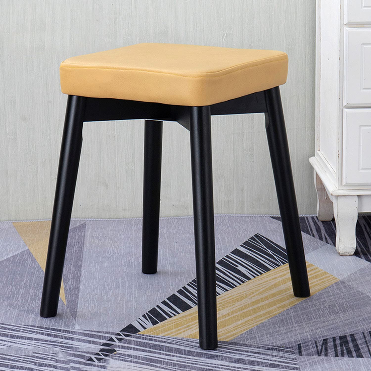 Tabouret de vanité carré idéal pour le maquillage et le piano - 8