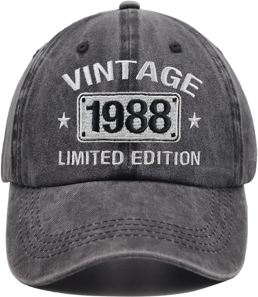 Vintage 1994 1993 1992 1991 1990 1989 1988 1987 1986 1985 Limited Edition Adjustable Embroidered Baseball Cap