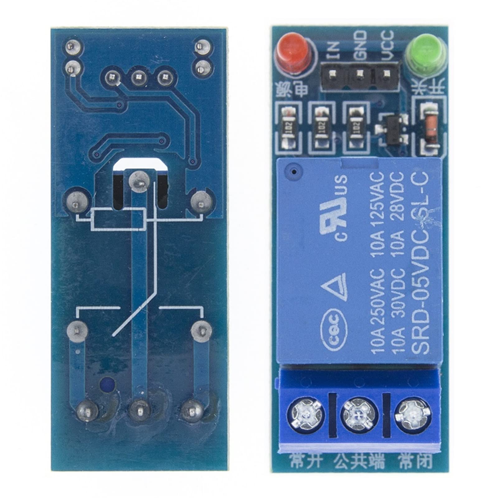 Módulo de relé 5v 1 2 4 8 canales con salida optoacoplador X Way 1CH 2CH 4CH 8CH Uds(4ch)