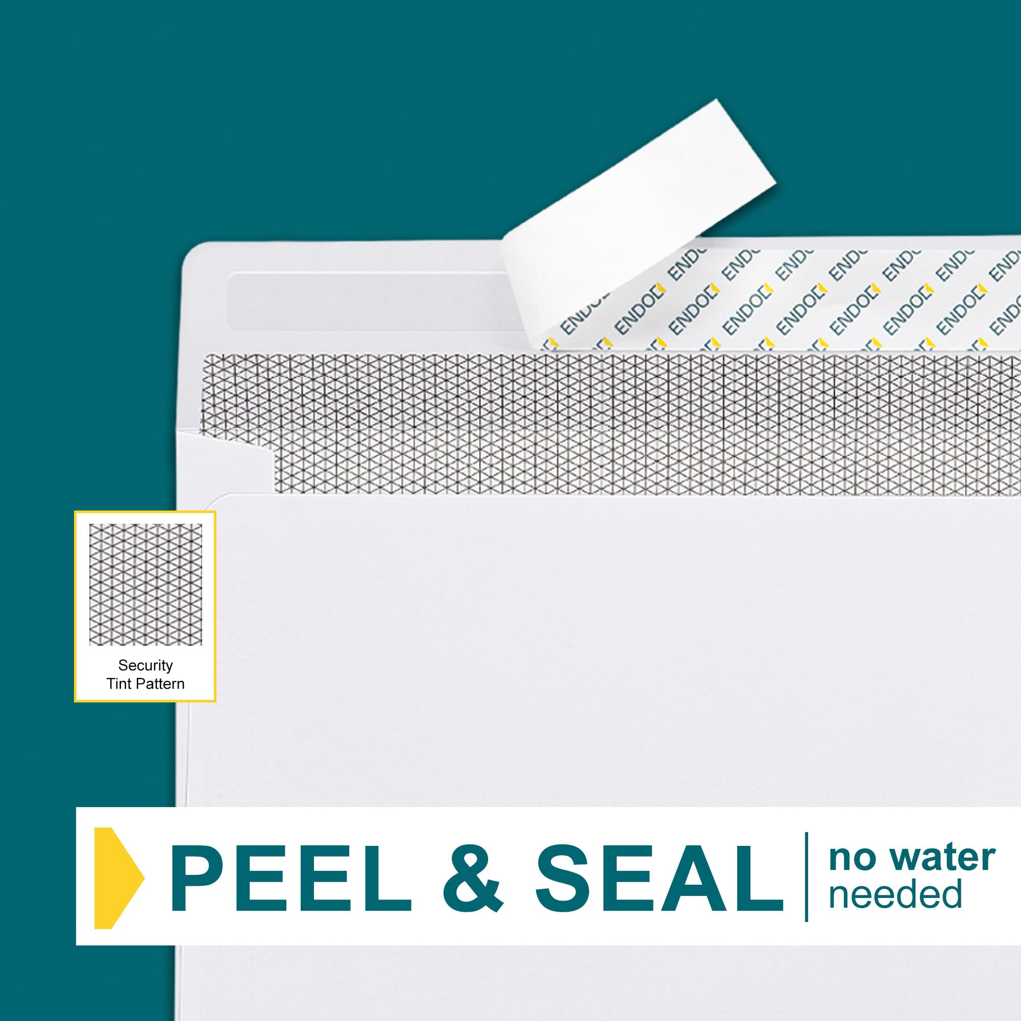 #10 Double Window Security Envelopes Self-Seal – 20 Pack For Invoices & Checks - View #7