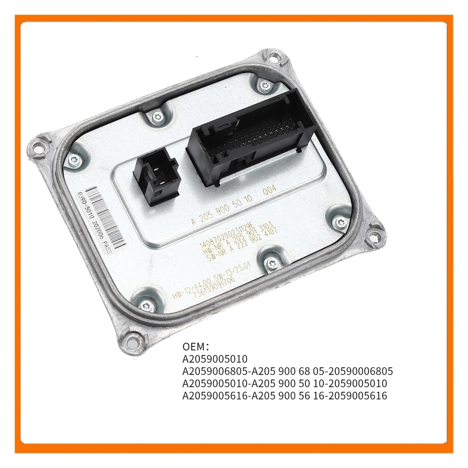 Unidad Control balasto Faros para Benz W205 Clase C 2015 2016 2017 2018 A2059005010 Módulo LED Unidad Control Balasto Faros