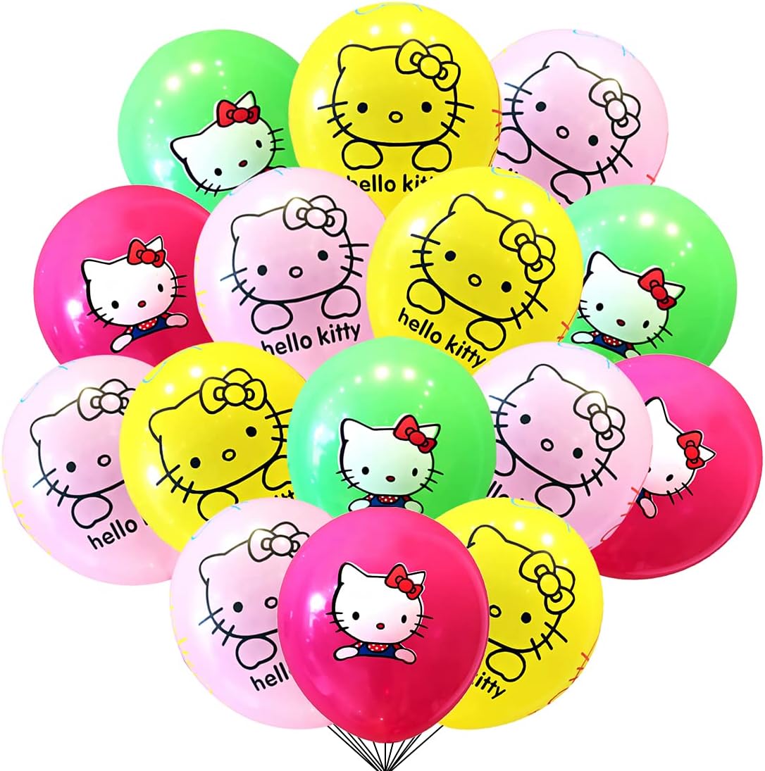 40PCS Cat Balloons - Latex Balloons Set for Birthday Party Supplies Theme Party Decorations