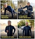 BLUE TYGA Men Nylon Blend Sunscreen Standard Length Jacket 2.0 - Advanced Protection From Sun & Pollution - Upf 50+ Protection, Navy Blue,X-Large gallery image