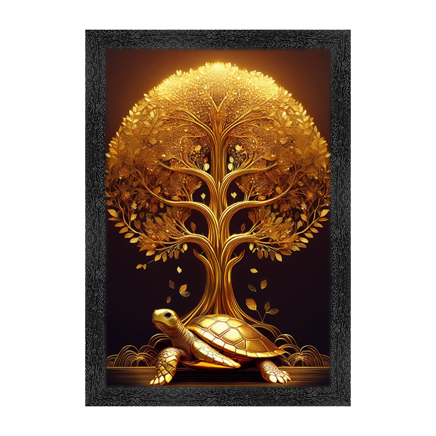 Vastu Money Tree Wall Painting - Bring Good Fortune -14