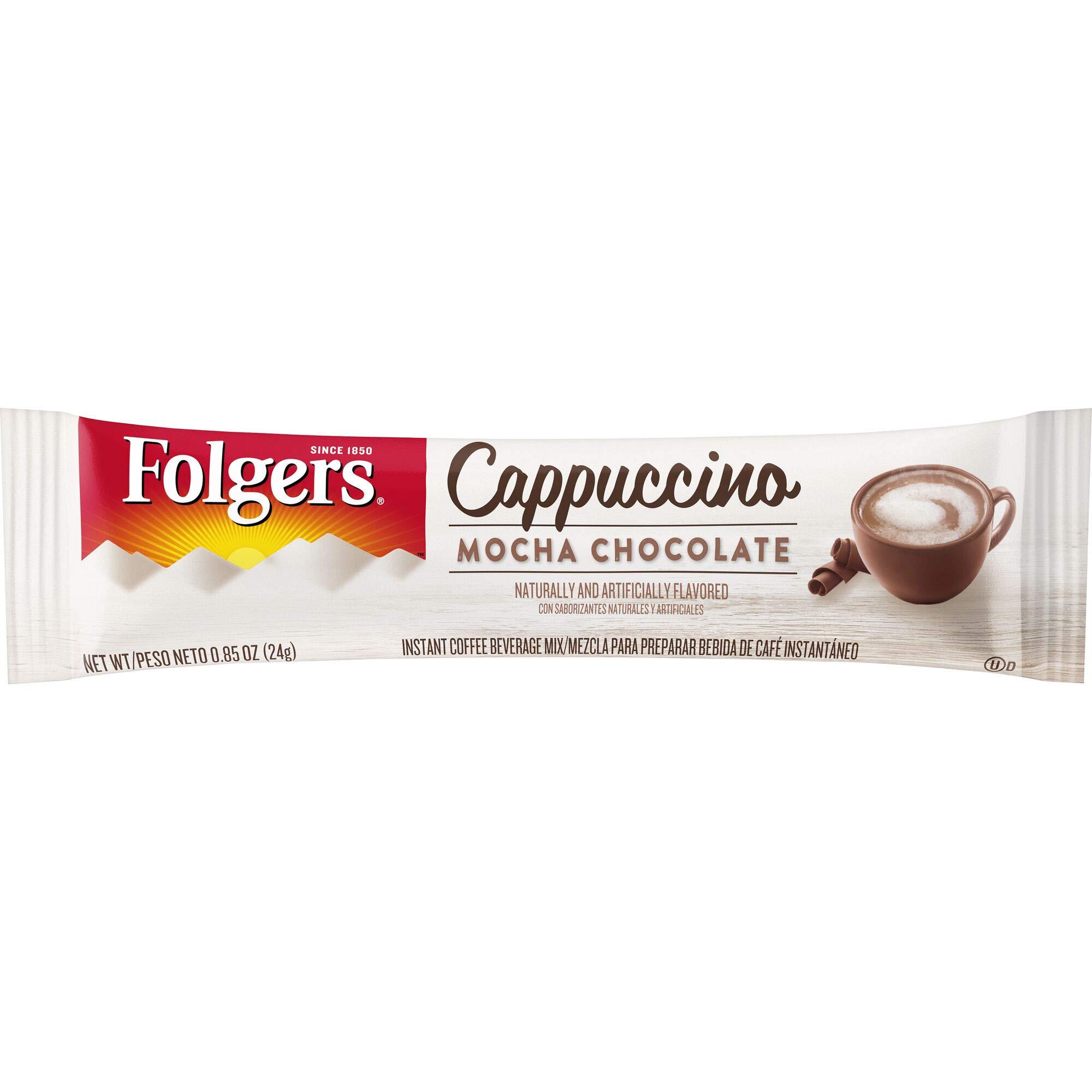 Amazon.com : Folgers Cappuccino Mocha Chocolate Instant Coffee