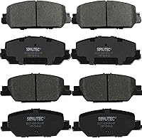 Vista 81 de Juego de pastillas de freno delanteras y traseras de 4 ruedas de repuesto de pastillas de freno de disco de cerámica para Nissan Pathfinder