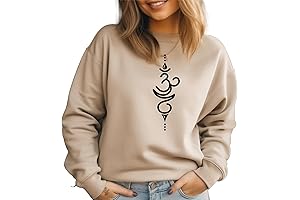 Om Symbol Yoga Sweatshirt: A Spiritual Statement Sweatshirt