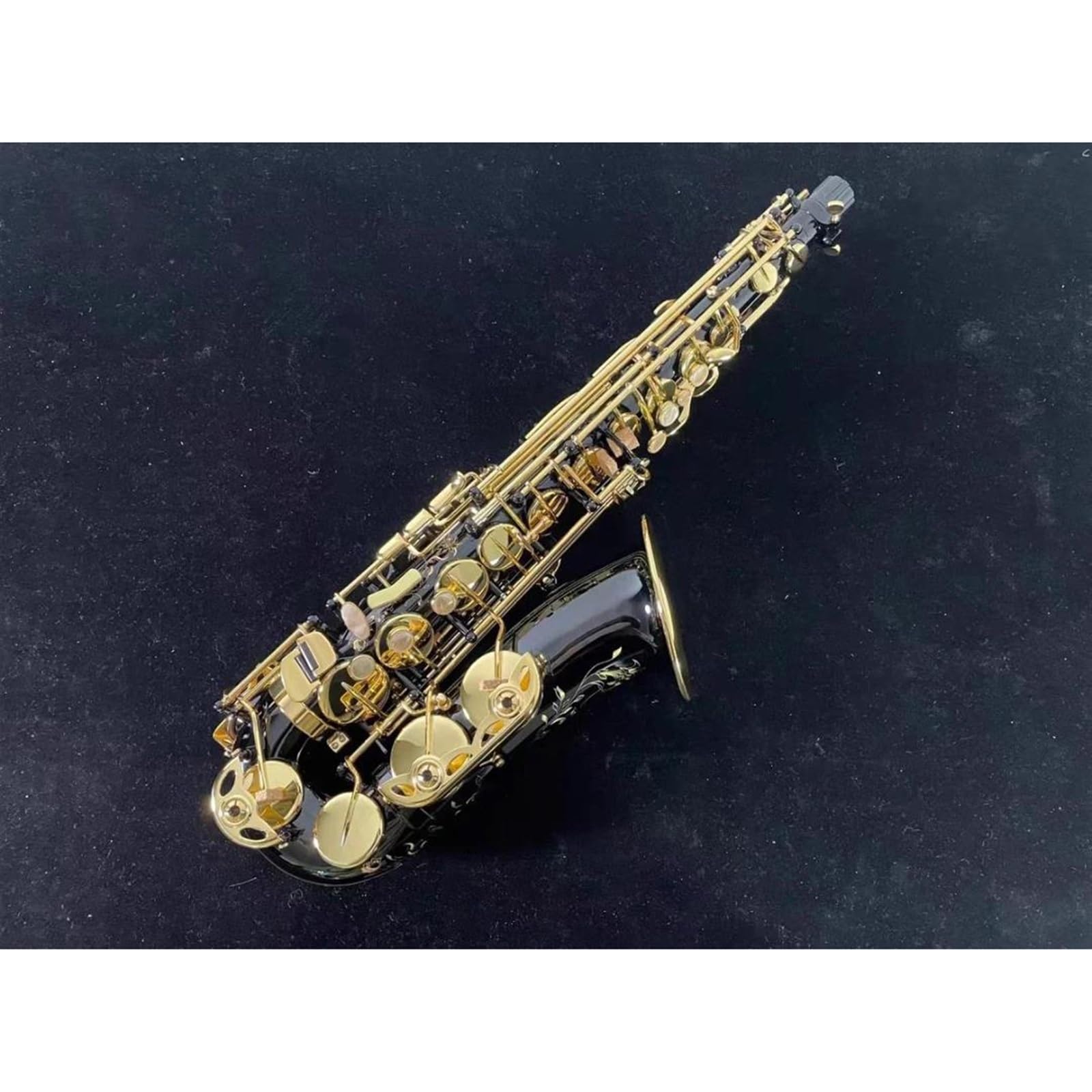 sassofono Sassofono Contralto Mib Nichel Nero Oro Sax Contralto Professionale Sassofono Jazz Strumento A Fiato (Color : Leather bag)