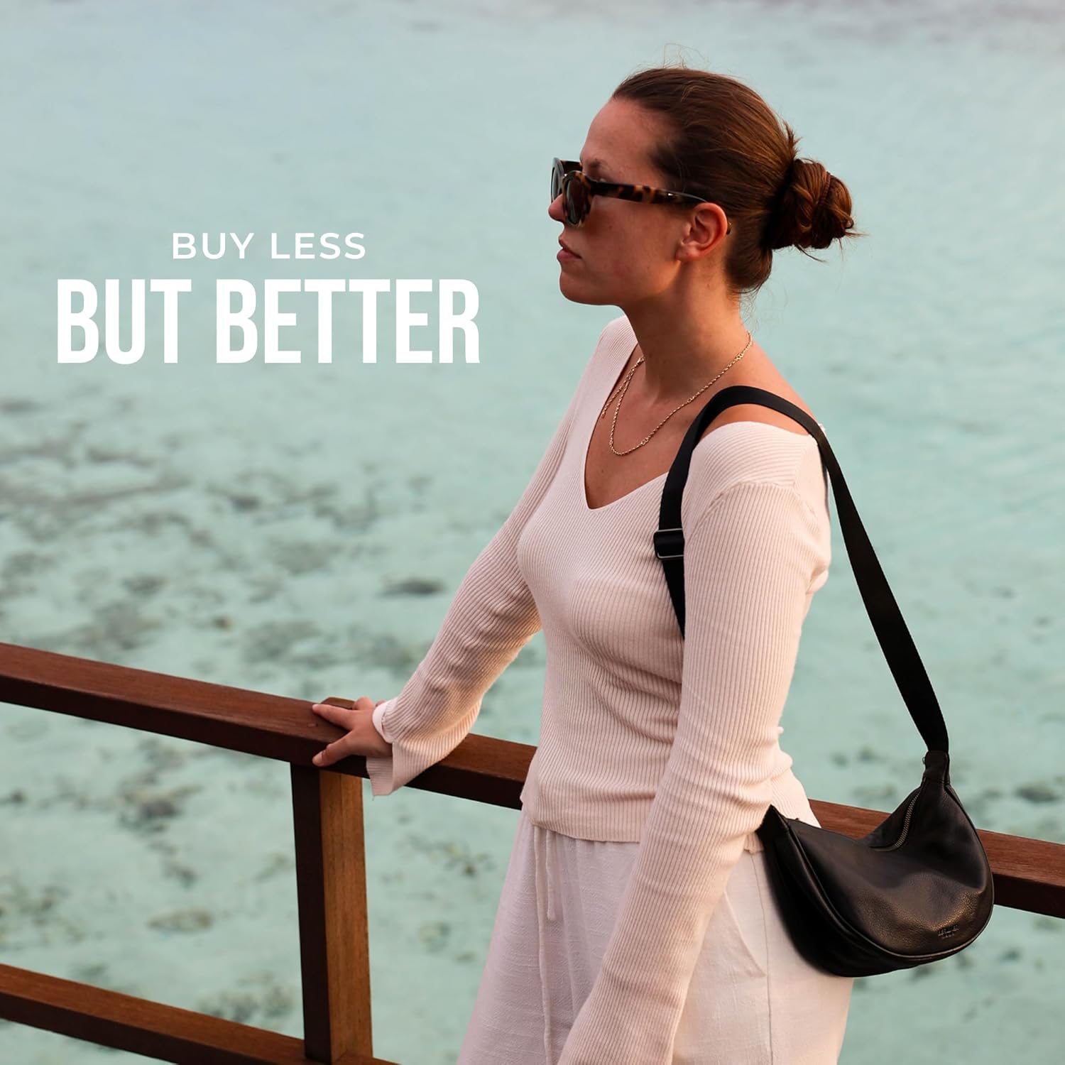 BERLINER BAGS Premium Genuine Leather Crescent Bag Luna, Crossbody Bags for Women, Travel Sling Bag - Image 9