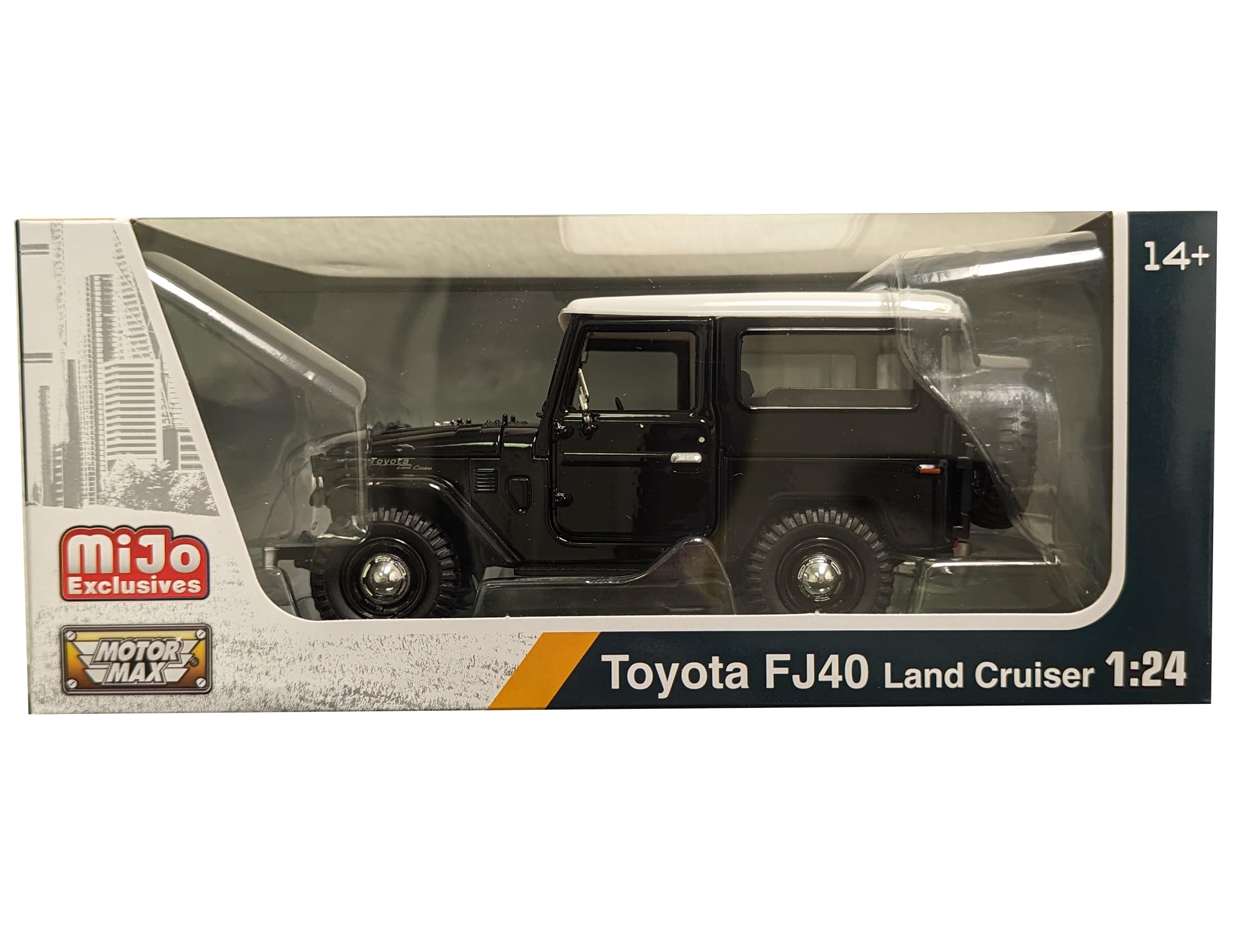 ミニカー Toyota FJ40 Land Cruiser 1:24 Amazon.com: Toyota Land Cruiser FJ40 Green 1/24 Diecast Model by