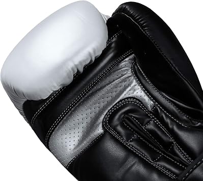 Title Platinum Proclaim Training Gloves, Black/Silver, 14 oz