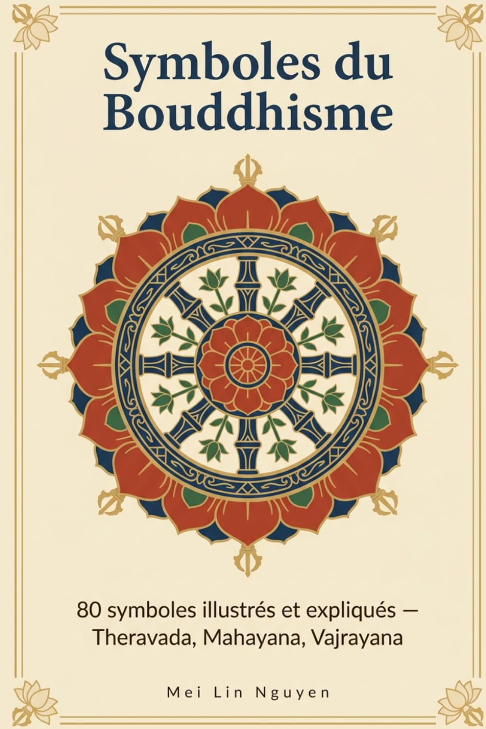 Symboles du Bouddhisme: 80 symboles illustrés et expliqués - Theravada, Mahayana, Vajrayana