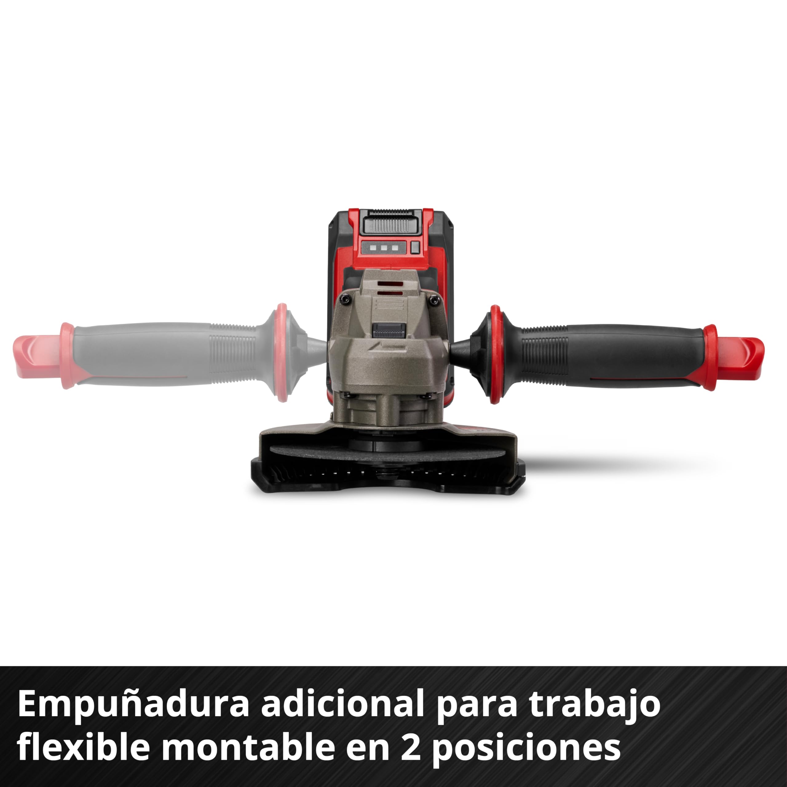 Einhell Amoladora angular con batería TE-AG 18/125-2 Li (1x 4,0 Ah) PXC (18V, 125mm diámetro de disco, 33mm profundidad de corte, protección de corte, sin disco de corte, incl. batería 4,0 Ah)