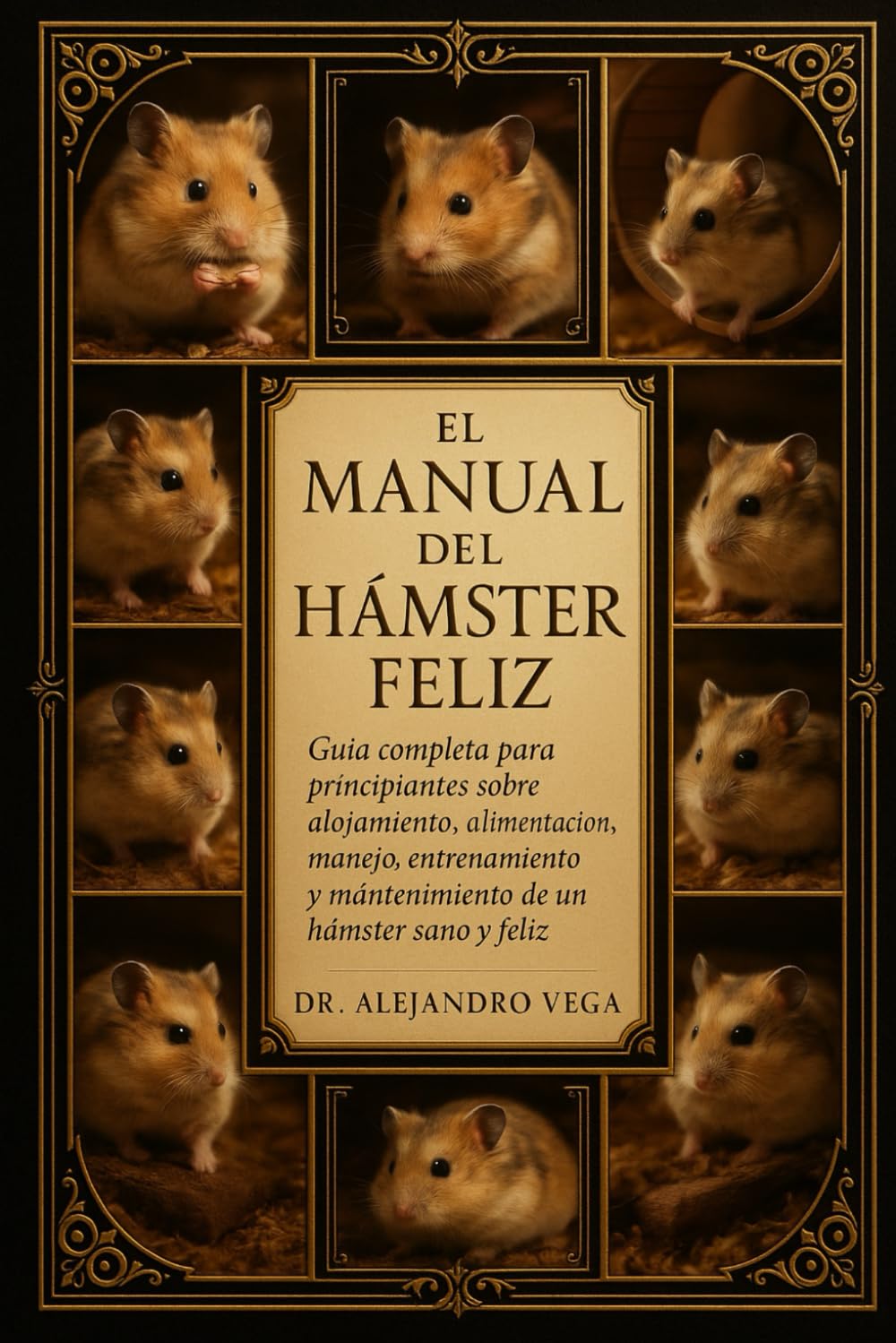 EL MANUAL DEL HÁMSTER FELIZ: Guía completa para principiantes sobre alojamiento, alimentación, manejo, entrenamiento y mantenimiento de un hámster sano y feliz.