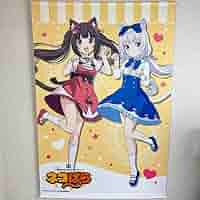 FANZAオンラインくじ ネコぱら A賞 B2タペストリー ショコラ・バニラ2種 Amazon.co.jp: ねこ ぱら ショコラバニラ B2タペストリー グッズ
