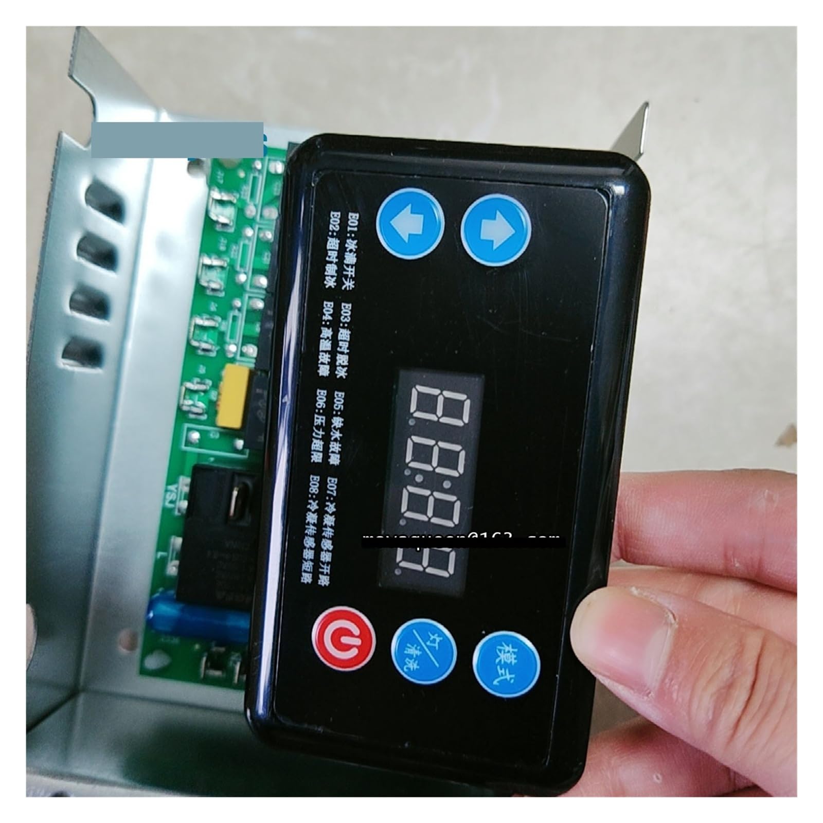 Piezas De Repuesto Universales for Máquina De Fabricación De Hielo Placa De Computadora Placa PCB Con Pantalla De Visualización, Compatible Con Lecon, Compatible Con Yindu, Máquina De Hielo
