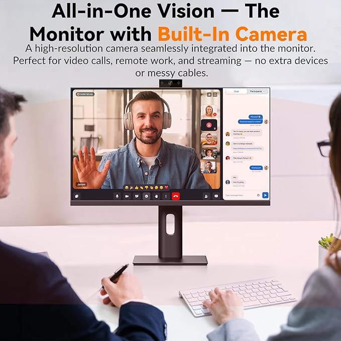 Monitor Táctil 27 Pulgadas 2K 100Hz con Cámara miniatura 6