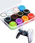 24 PCS Premium Silicone Thumb Grips for PS4/PS5/Xbox Controller, Multiple Colors Non-Slip Joystick Caps & Thumbstick Grips, Ultimate Comfort & Protection