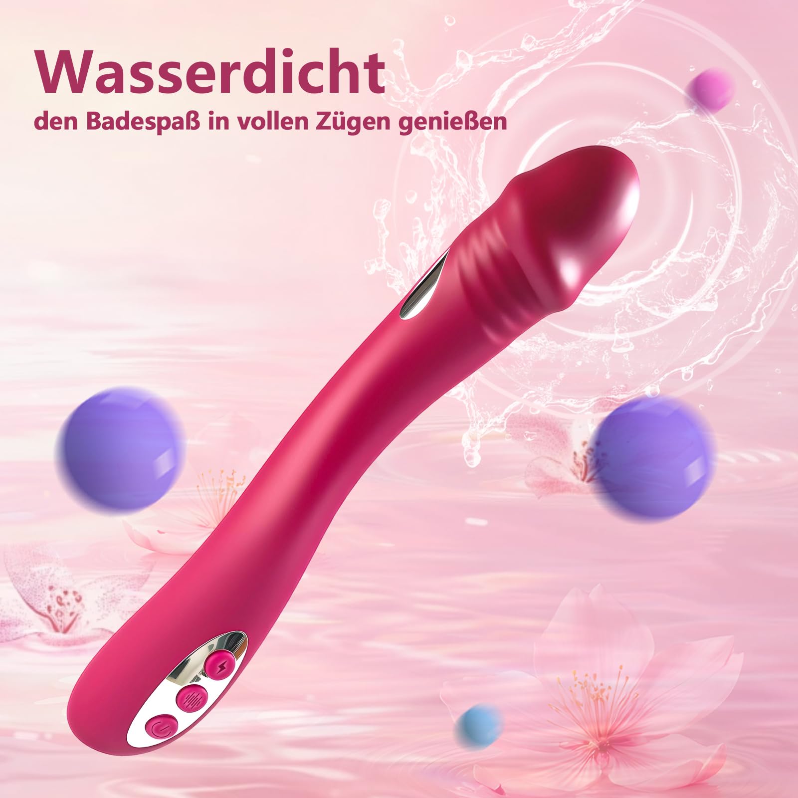 Vibrador para Electroestimulación Vibradorador Mujer Juguetes con 7 Modos de Vibradores y Electroshock Estimulación Femenino Sex Toýs Estimulador del Clítoris y Punto G Dildo Vagina Vibradores