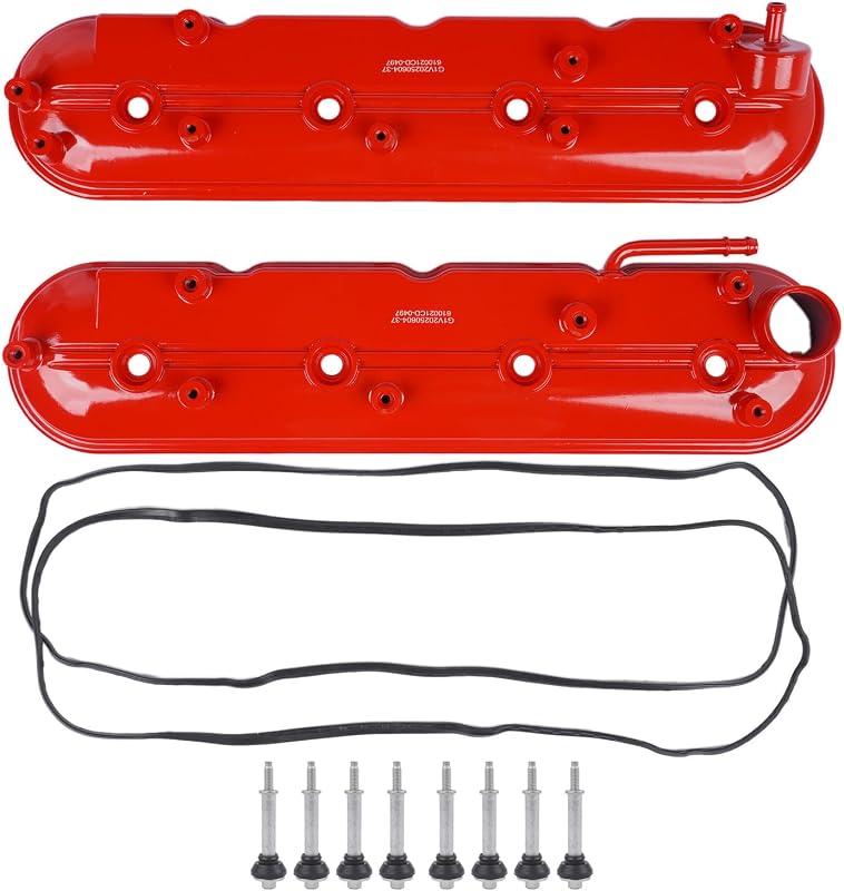 Tampas de válvulas NEWZQ para Chevy, GMC, Hummer, Buick, Cadillac, Isuzu, Pontiac e Saab – Par