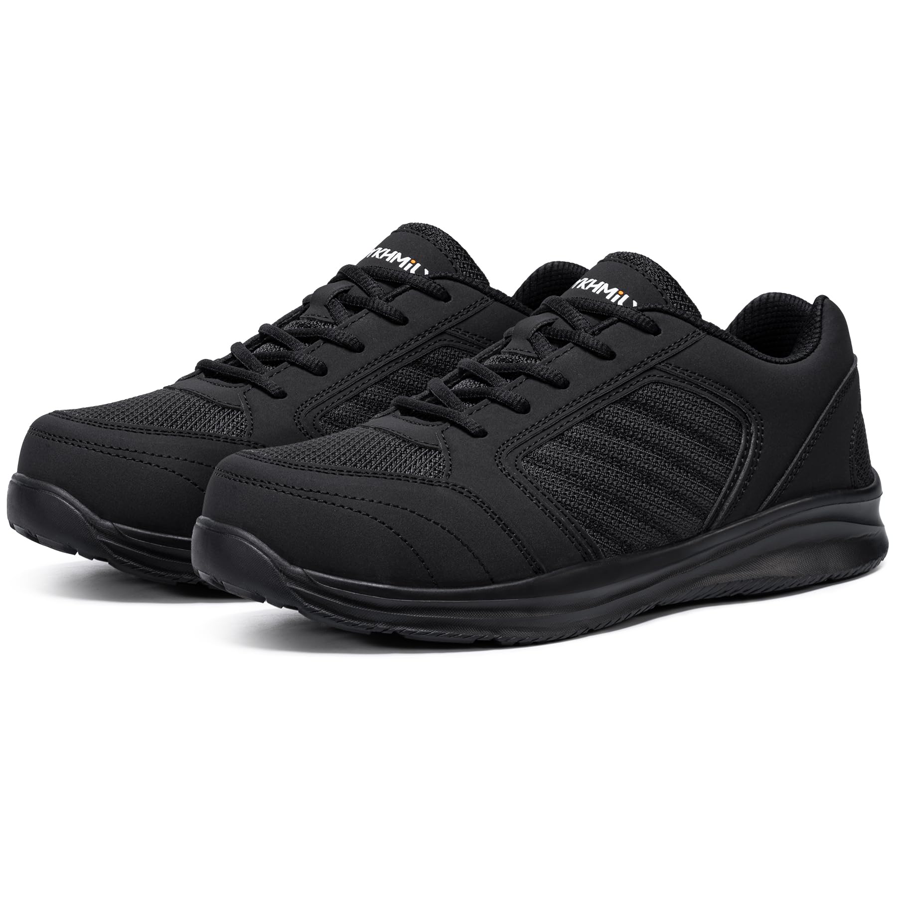 DYKHMILY Sicherheitsschuhe Herren Arbeitsschuhe Leicht Anti Smashing Atmungsaktiv Durchstichfest Bequem Mode Schutzschuhe Stahlkappe Sneaker