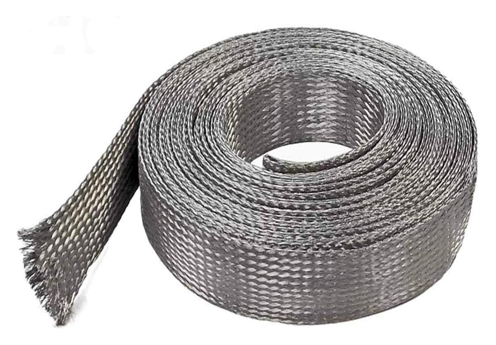 Geflochtenes Erdungsband, Auto-Erdungsband, flacher, geflochtener, verzinnter Kupferdraht, 1 mm x 5–8 10 m(4#)