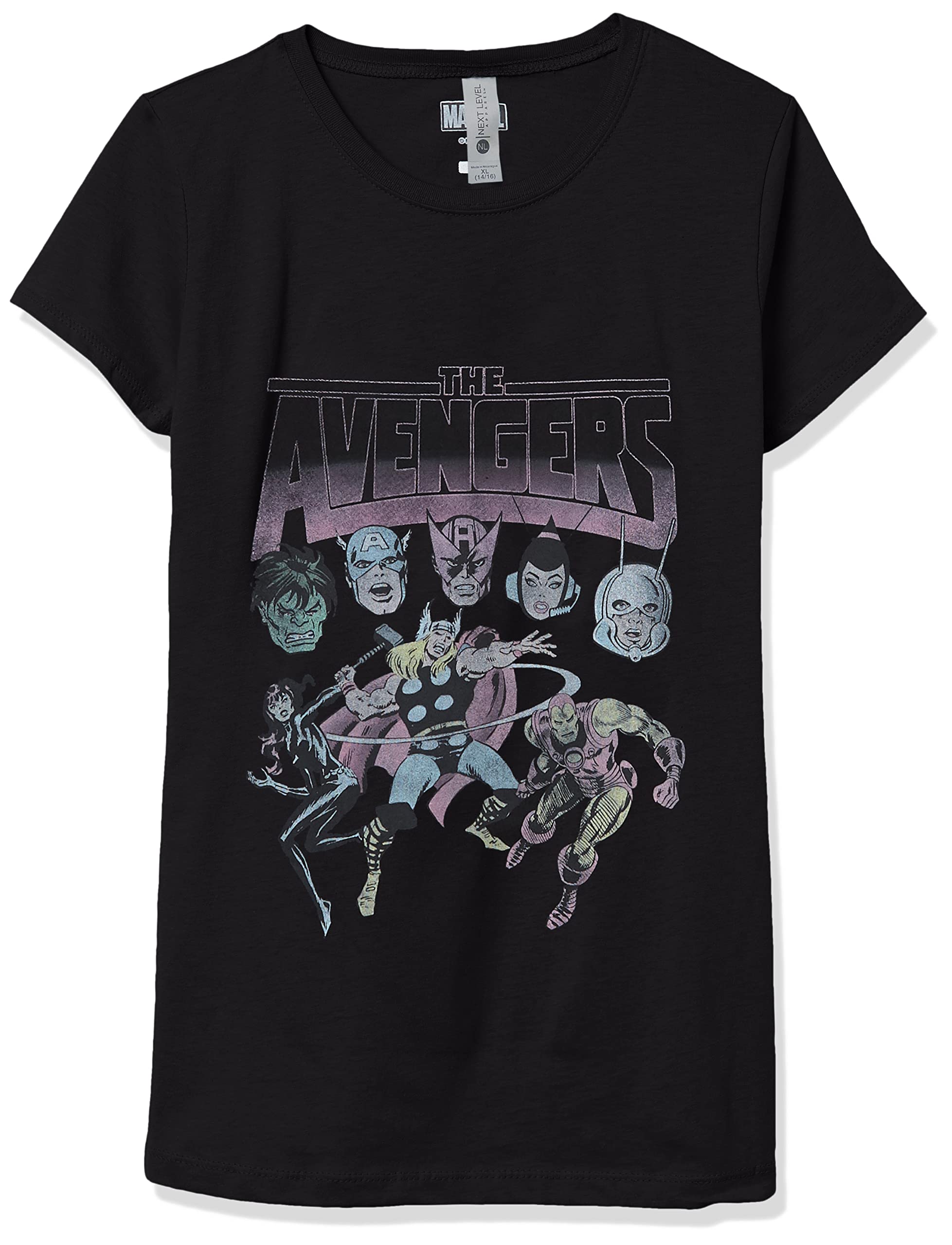 Marvel Girl's Grunge Group T-Shirt
